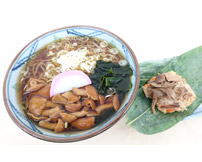 国産なめこそばとまいたけおこわセット