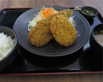 秋のさんまフライ定食