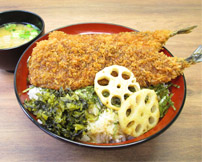 さんまフライ丼