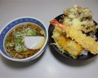 海老と舞茸天丼セット