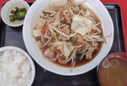 肉野菜炒め定食