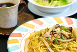 和風きのこのスパゲティセット