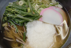 山菜とろろそば(うどん)