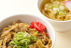 ねぎ味噌豚丼セット