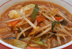 舳心さんちのキムチラーメン