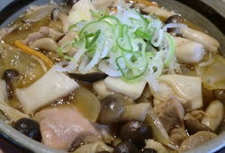 きのこあんかけそば