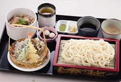 水沢うどん天ぷら御膳