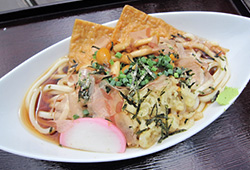 冷やしたぬきそば・うどん（なめこ入り）