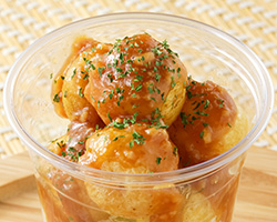 チビじゃが（伊達鶏味噌和え）