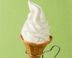 おおのミルク村牛乳のソフトクリーム