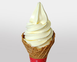 バナナソフトクリーム