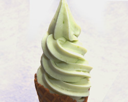 ずんだソフトクリーム