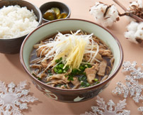 みのりの肉そば・うどんセット