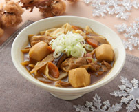 友部の田舎カレーひもかわうどん