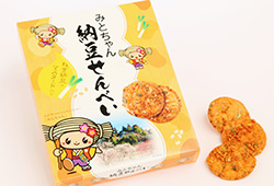 みとちゃん納豆せんべい
