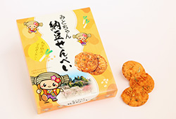 みとちゃん納豆せんべい