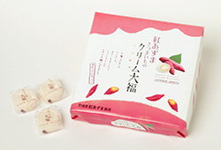 紅あずまさつまいものクリーム大福