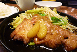 むさし麦豚のステーキセット