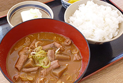 もつ煮定食