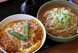 かつ丼冷しそばセット