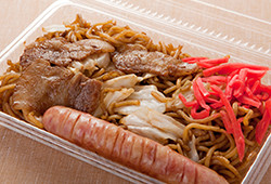 ウィンナー入り焼そば