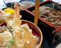 海野六郎　天ざる蕎麦御膳