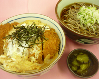 三元豚カツ丼セットそば･うどん