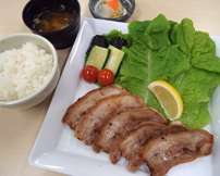 姫豚 バラ肉定食