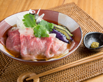 那須野ヶ原牛のしゃぶしゃぶうどん