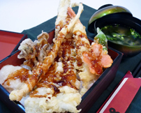 穴山小助　穴子海老天重