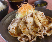豚ロース生姜焼定食