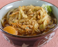 かき揚げ天玉うどん／そば