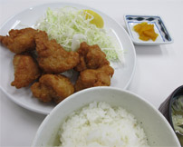 から揚げ定食