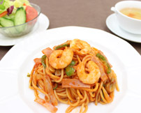 昔ながらのナポリタンセット