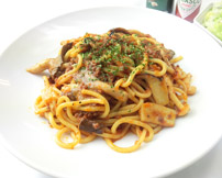 信州牛ときのこのミートスパゲティ