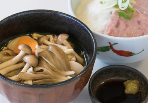 アツアツけんちん2色丼セット