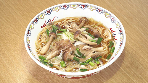 きのこ醤油ラーメン