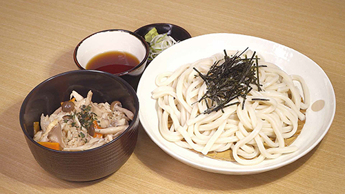 きのこごはん＆ざるうどん（or煎茶そば）セット