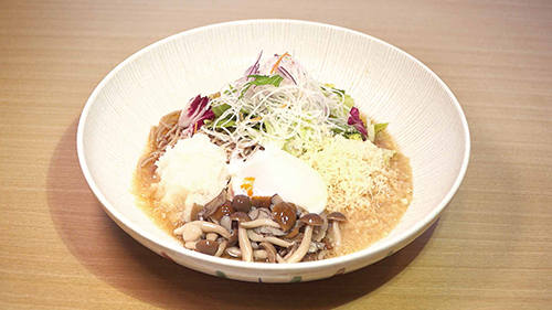 きのこたっぷり冷やしたぬきそば・うどん