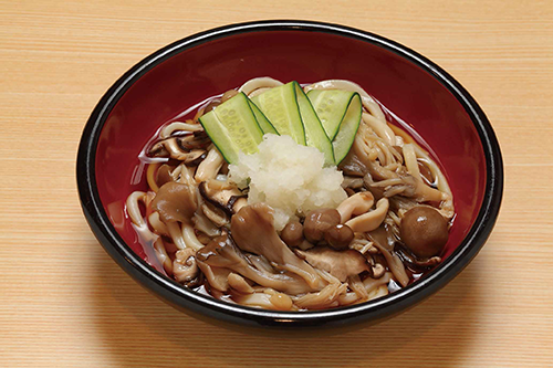 信州きのこぶっかけうどん
