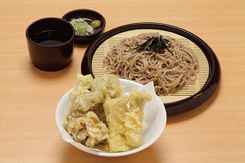 信州きのこ三昧天ざるそば