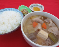 黄金豚の豚汁定食