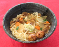 田舎のきのこうどん