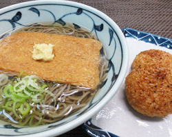 冷やしきつね<br>（そば・うどん）セット