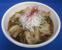 大雪さんろく笹豚肉ラーメン