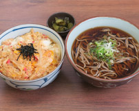 玉子丼セットそば（うどん）