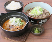 もつ煮セット（そば・うどん）
