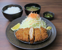 上州麦豚ミルフィーユカツ定食