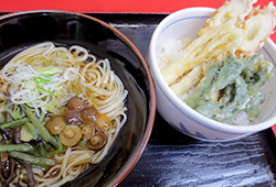 稲庭うどん・春天丼セット