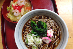 中華丼　菜の花そばセット　